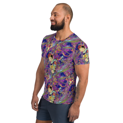 Men's Athletic T-Shirt - Spiral of Stardust