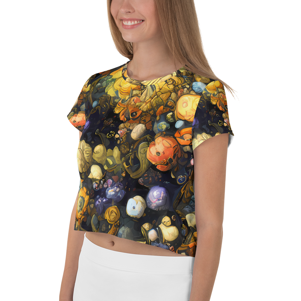 Women's Crop Tee - Baroque Blossom