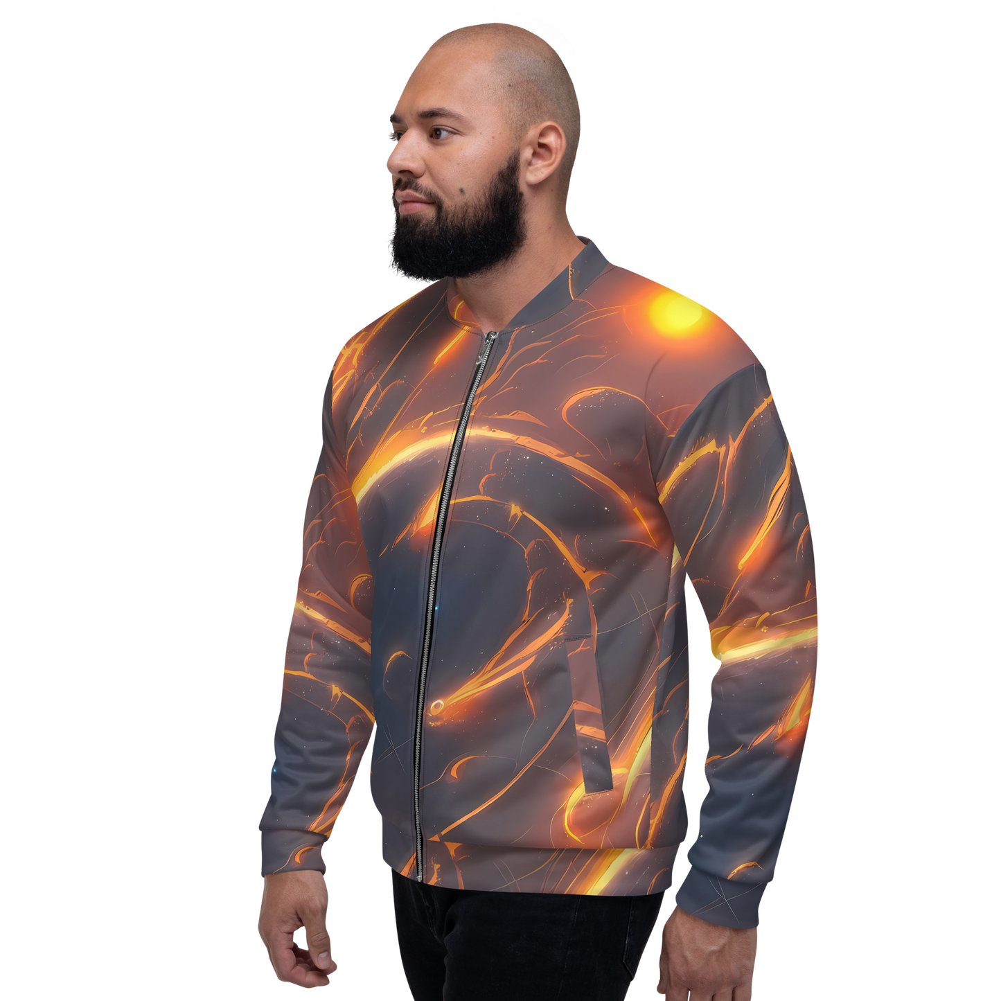 Bomber Jacket - Inferno Spirals