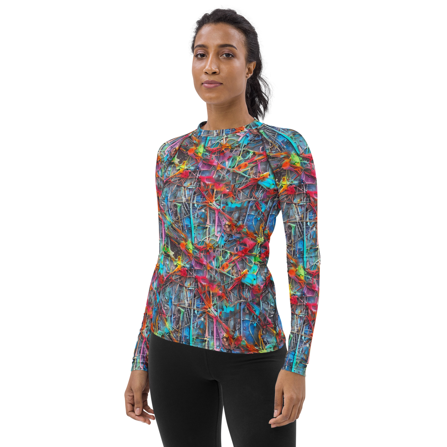 Women's Rash Guard - Junkyard Jewel