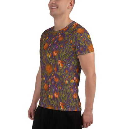 Men's Athletic T-Shirt - Botanical Nebula