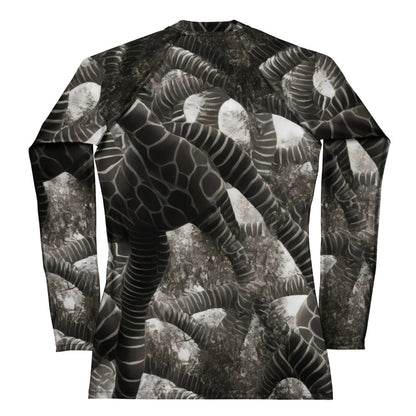 Women's Rash Guard - Serpent Symphony