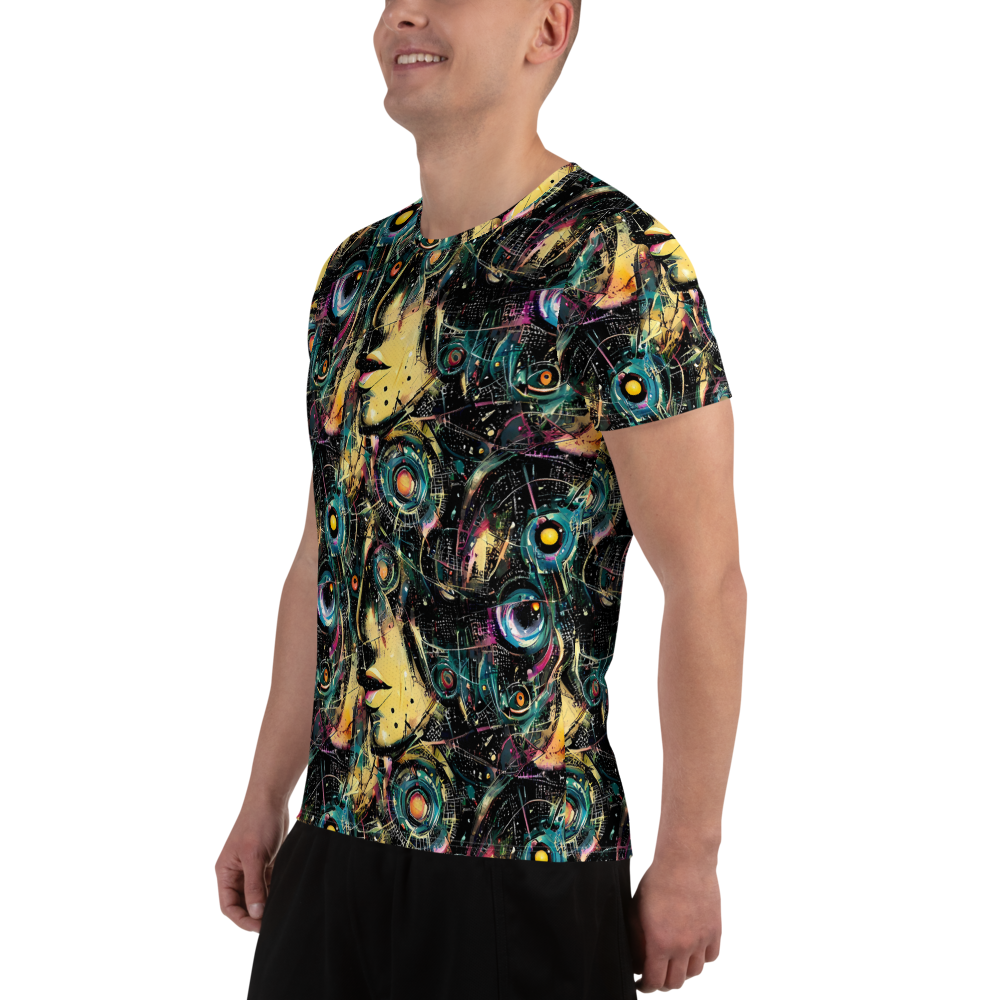 Men's Athletic T-Shirt - Celestial Echoes