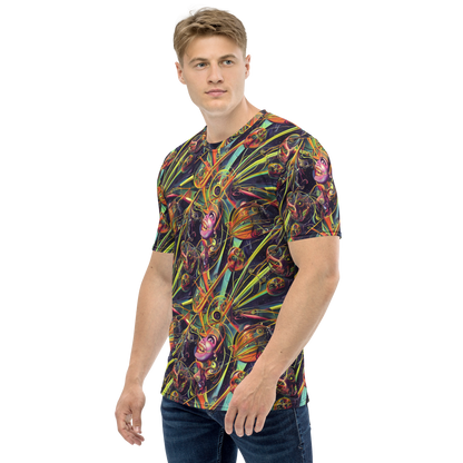 Men's Crew Neck T-Shirt - Psychedelic Deep Space