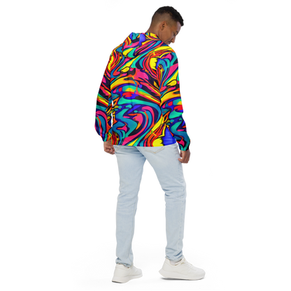 Men's Windbreaker - Electric Ecstasy