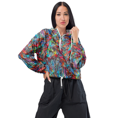 Women's Cropped Windbreaker - Junkyard Jewel