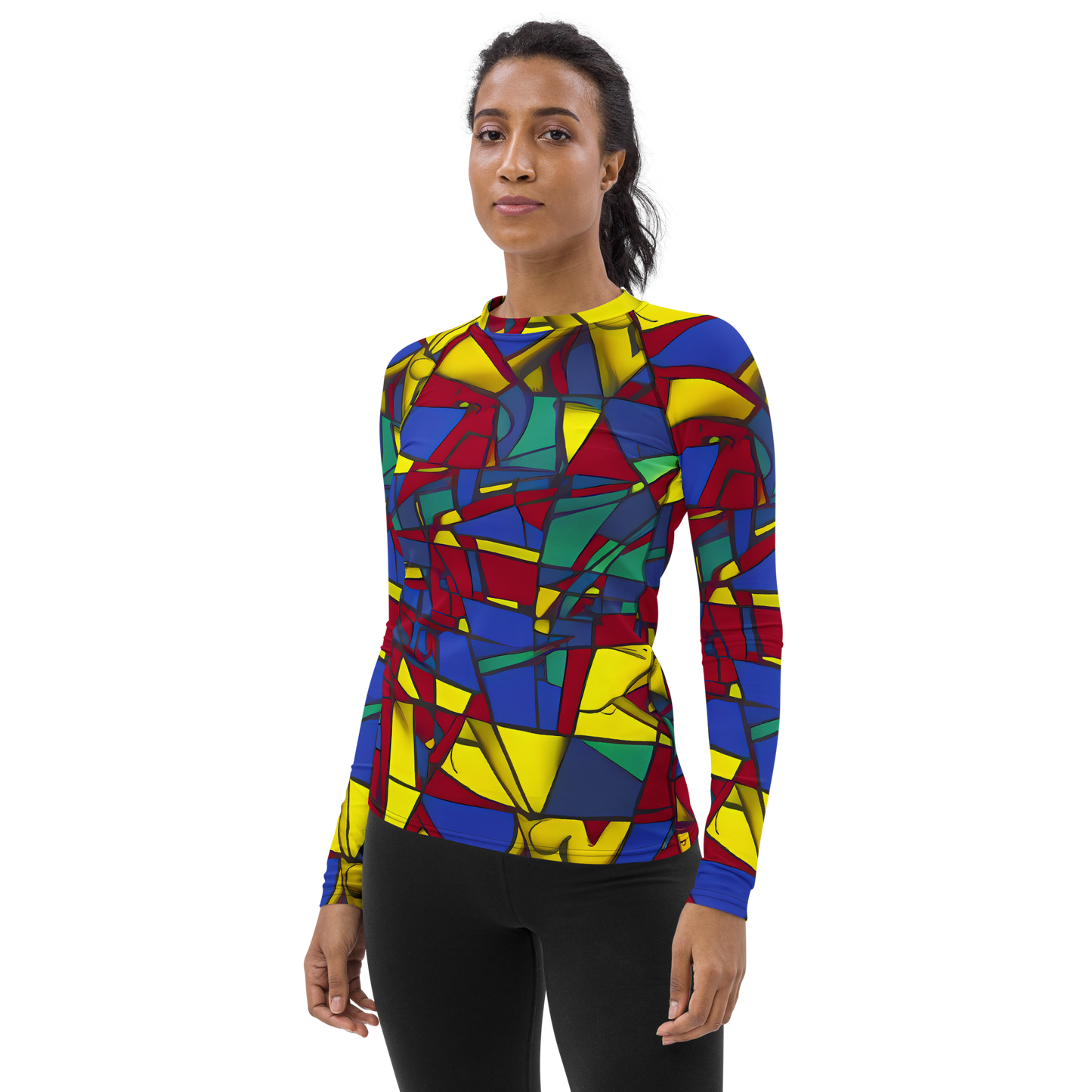 Women's Rash Guard - Vibrant Vexation