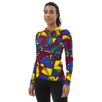 Women's Rash Guard - Vibrant Vexation