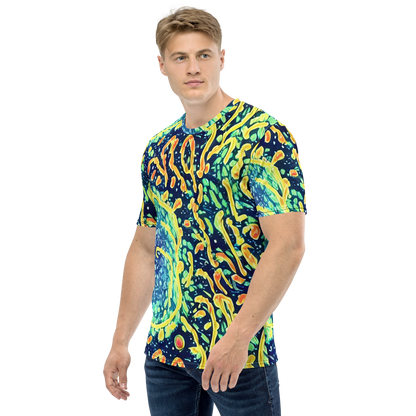 Men's Crew Neck T-Shirt - Vortex Glow