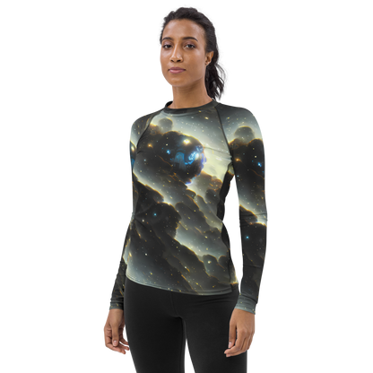 Women's Rash Guard - Rutkowski Nebula