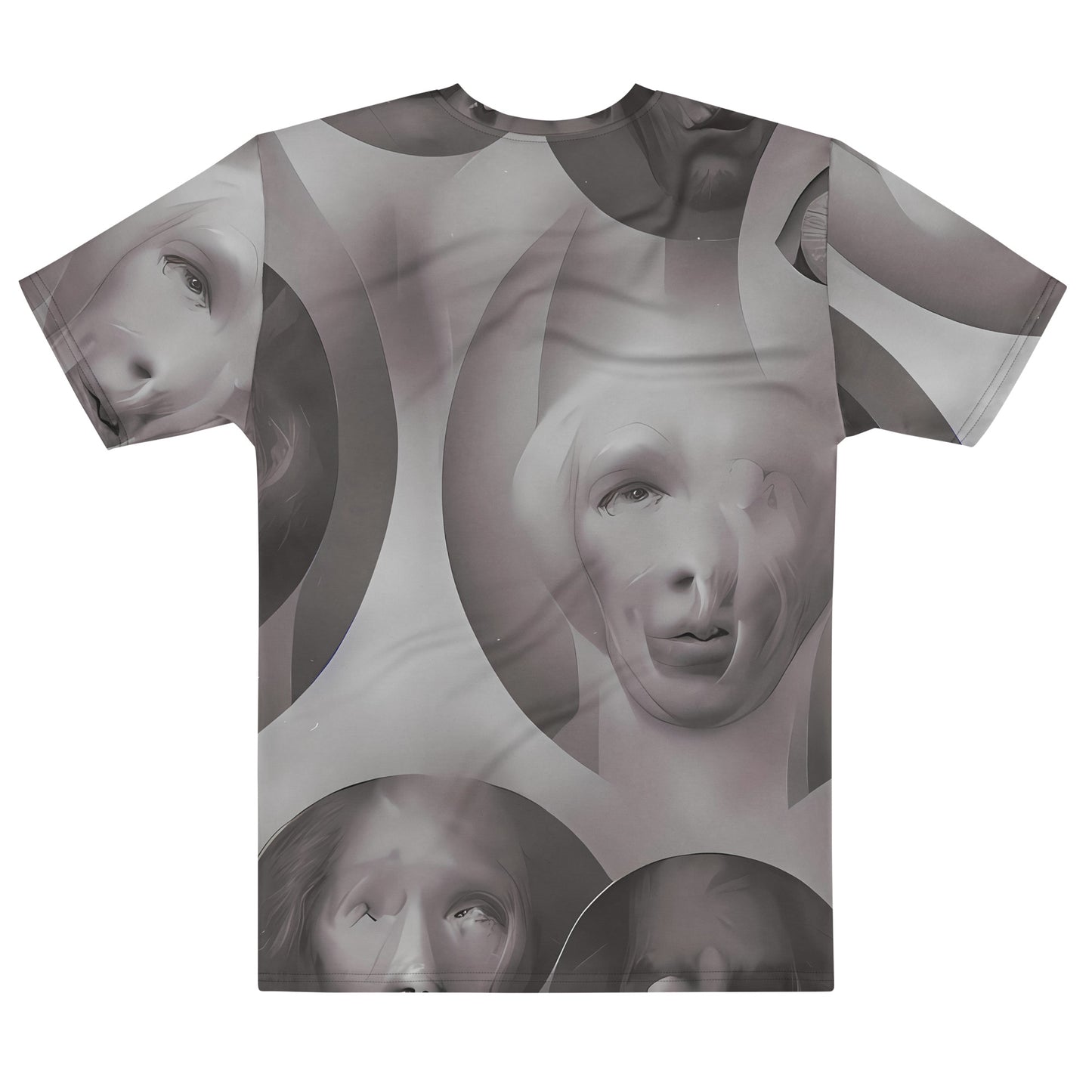 Men's Crew Neck T-Shirt - Phantom Facescape