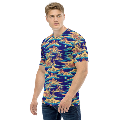 Men's Crew Neck T-Shirt - Mystical Mountain Mirage