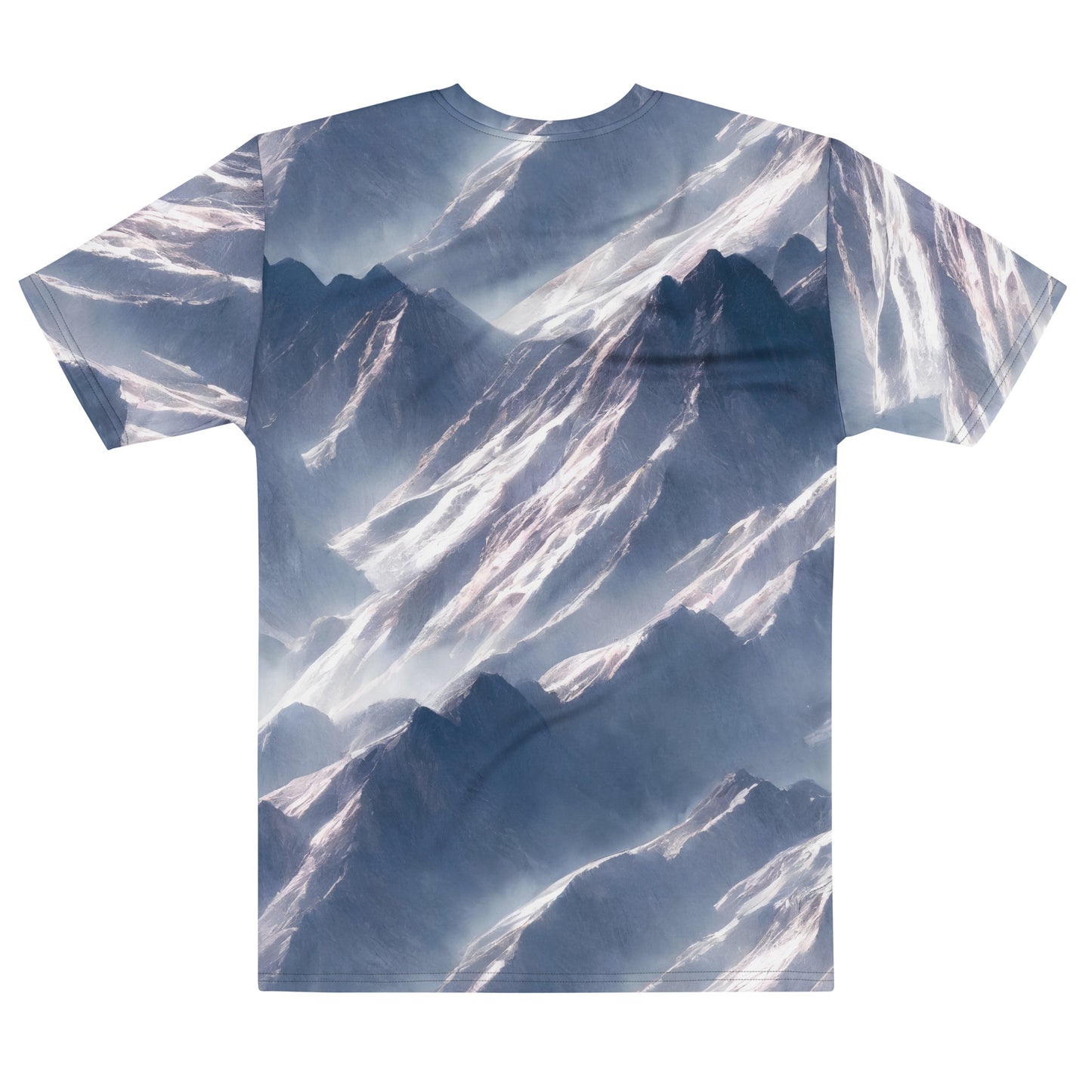 Men's Crew Neck T-Shirt - Misty Pinnacles