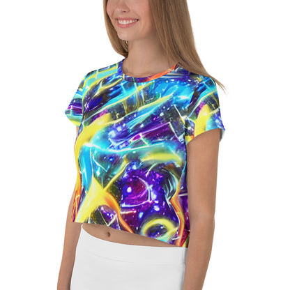 Women's Crop Tee - Mutant Nebula