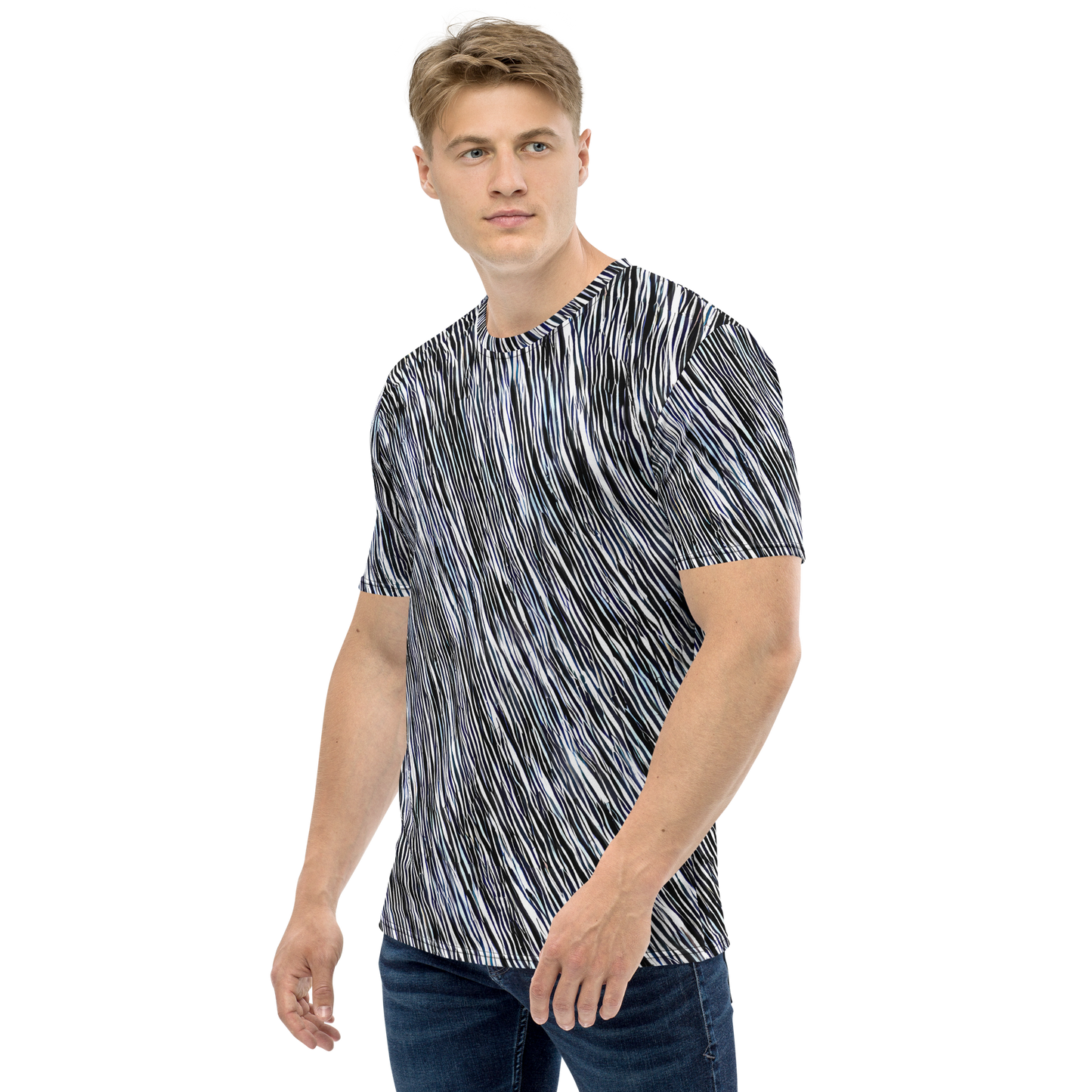 Men's Crew Neck T-Shirt - Dupain Waves