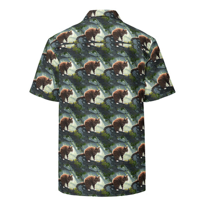 Button Shirt - Whiskered Enigma