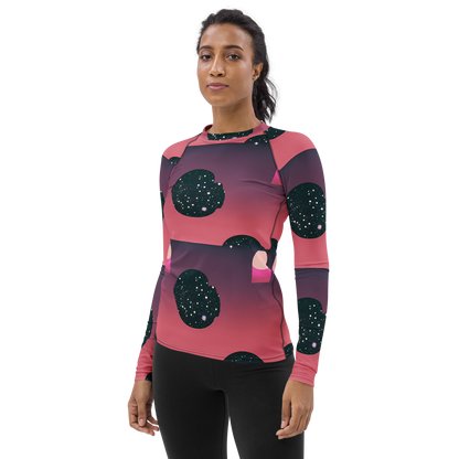 Women's Rash Guard - Dreamscape Horizon