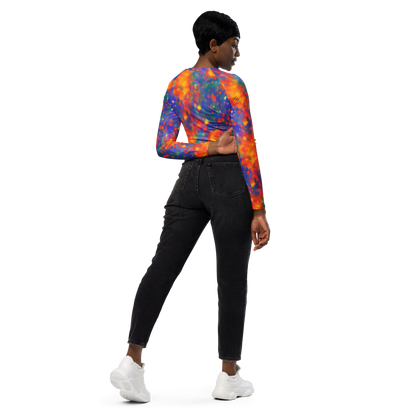 Long Sleeve Crop Top - Nolde Nebula