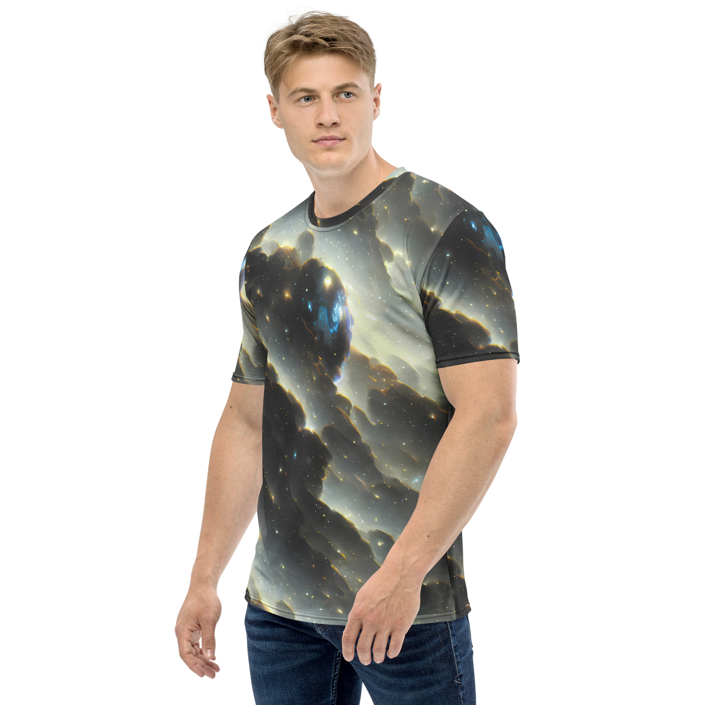 Men's Crew Neck T-Shirt - Rutkowski Nebula