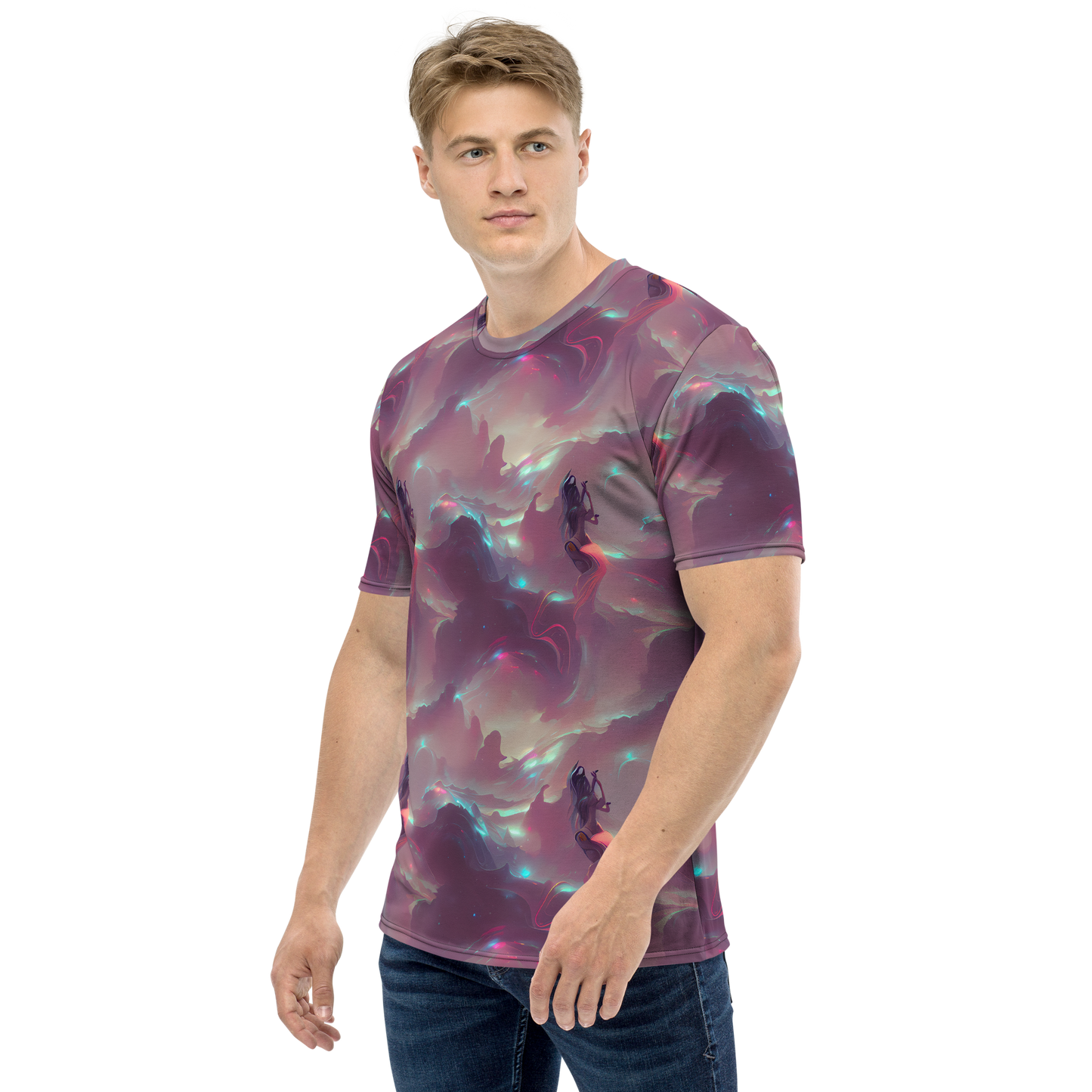 Men's Crew Neck T-Shirt - Astral Illusions