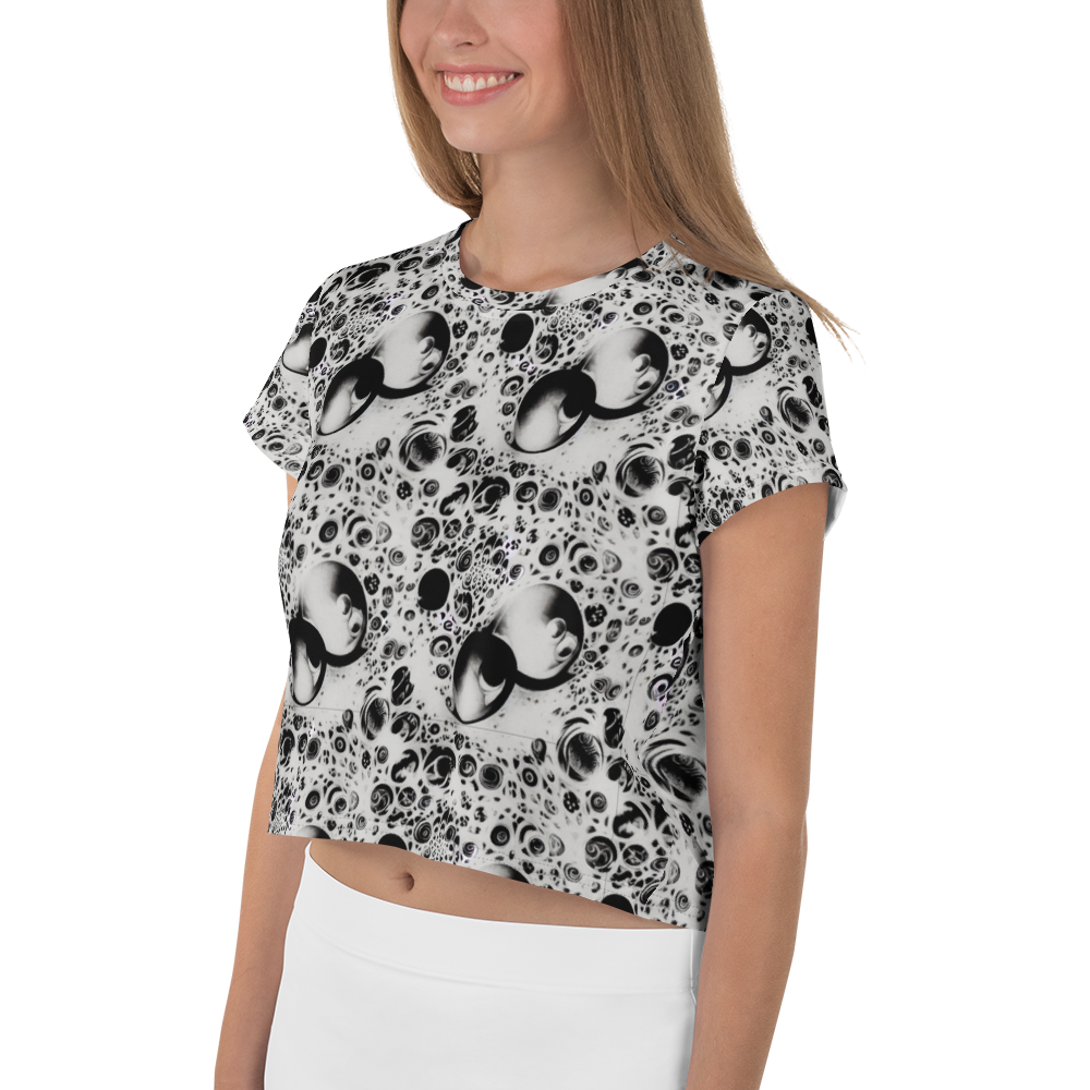 Women's Crop Tee - Crater Swirl