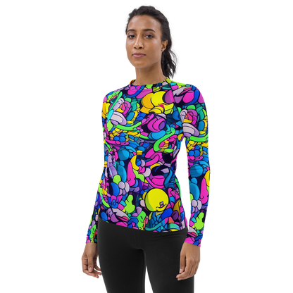 Women's Rash Guard - Radiant Revelation