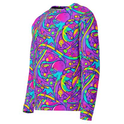 Sweatshirt - Neon Galaxy Whirl