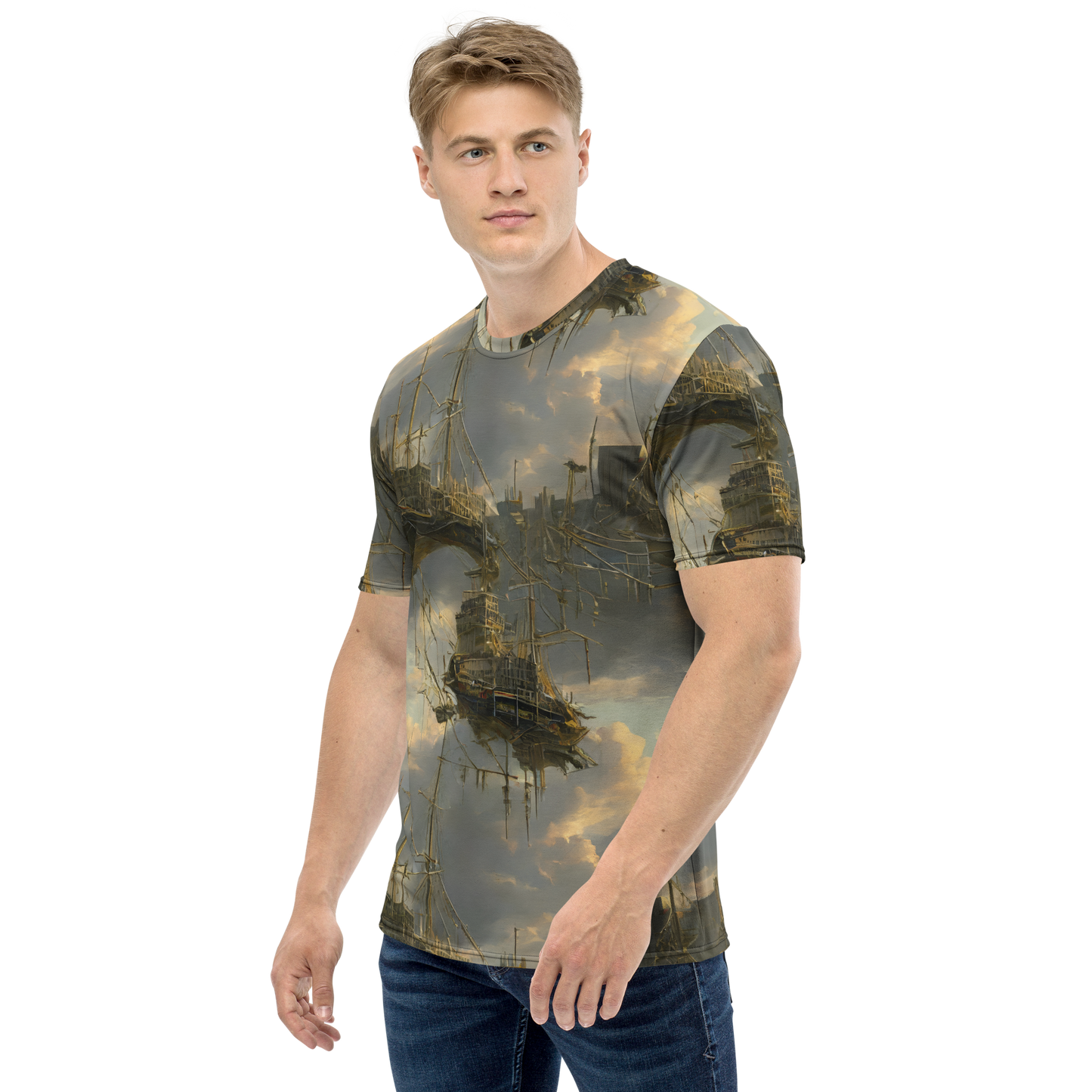 Men's Crew Neck T-Shirt - Ethereal Armada