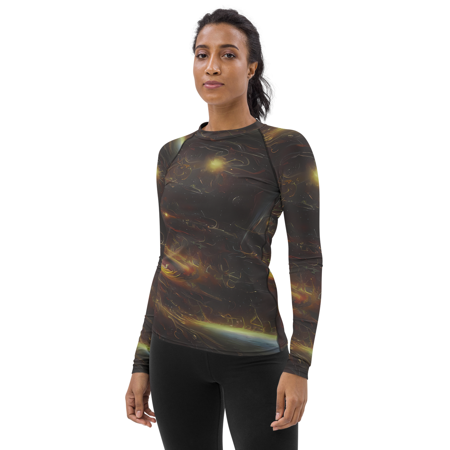 Women's Rash Guard - Quantum Illusions
