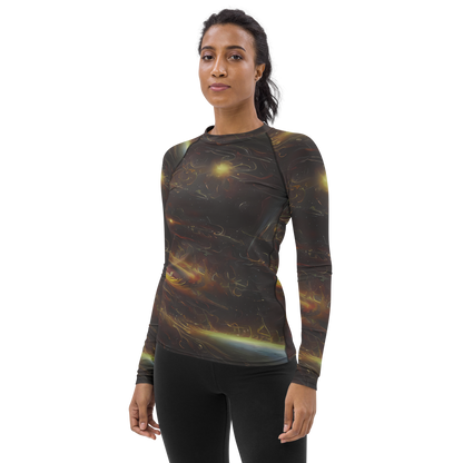 Women's Rash Guard - Quantum Illusions