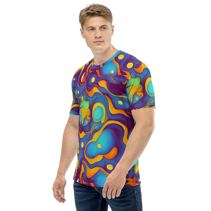 Men's Crew Neck T-Shirt - Pelton Swirl