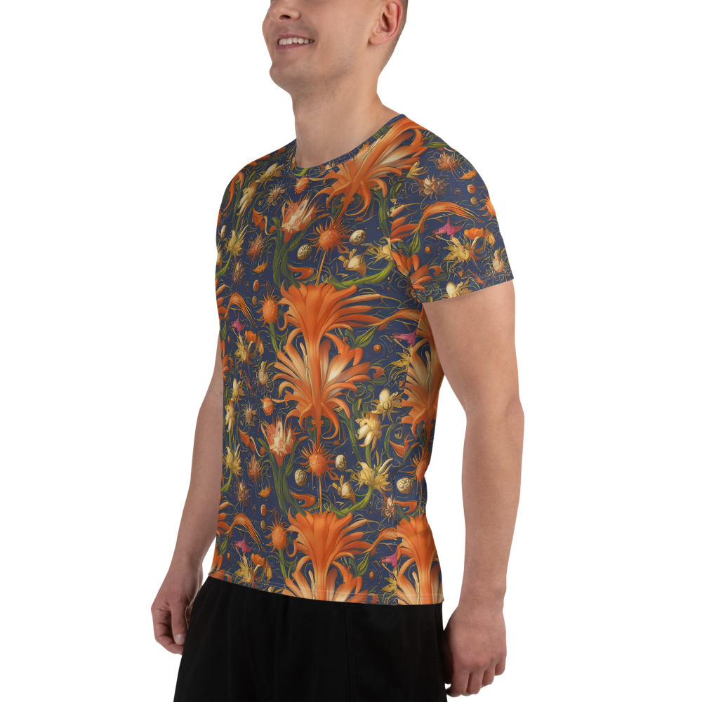 Men's Athletic T-Shirt - Stellar Blooms