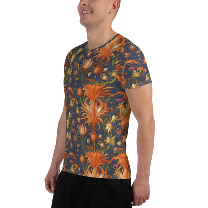 Men's Athletic T-Shirt - Stellar Blooms