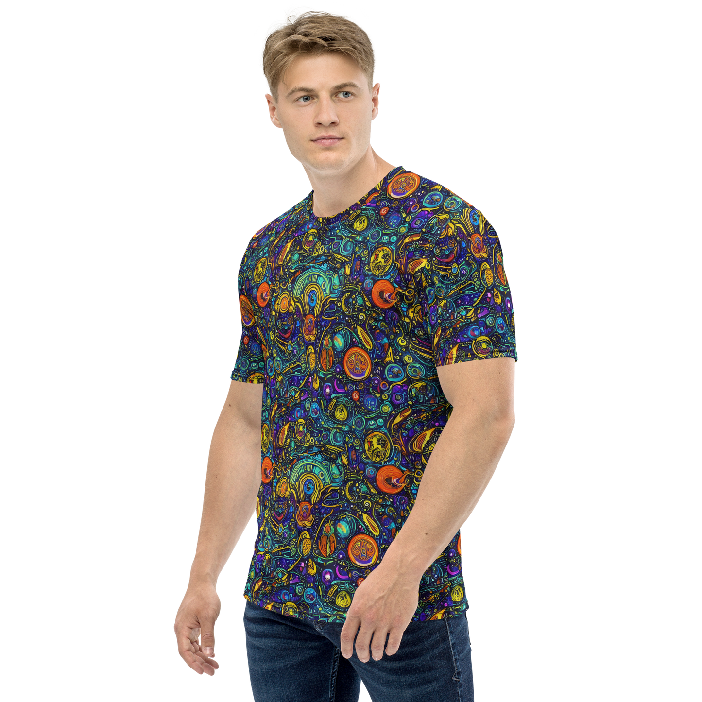 Men's Crew Neck T-Shirt - Vasnetsov Vortex