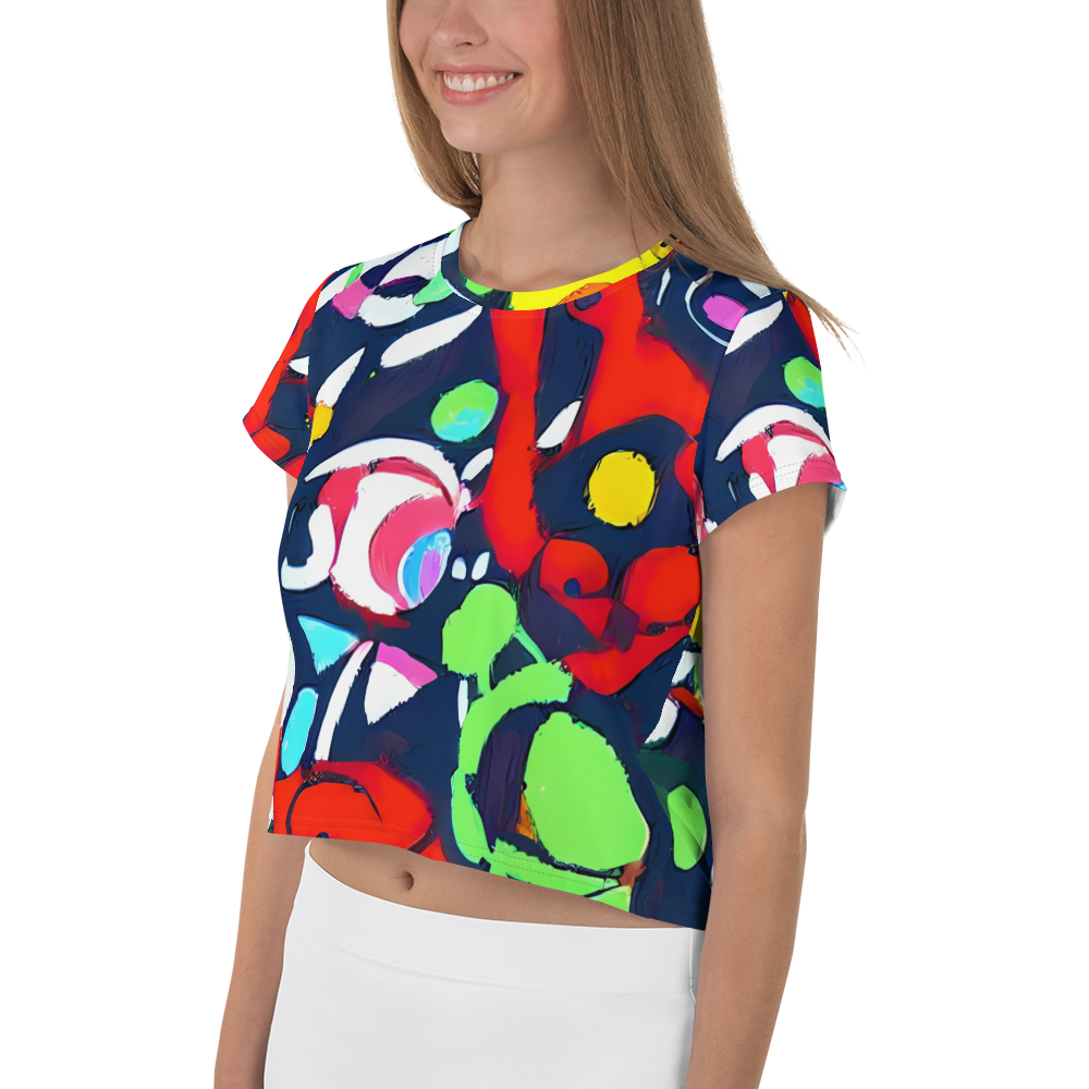 Women's Crop Tee - Chagall's Dream