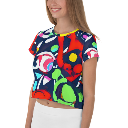 Women's Crop Tee - Chagall's Dream