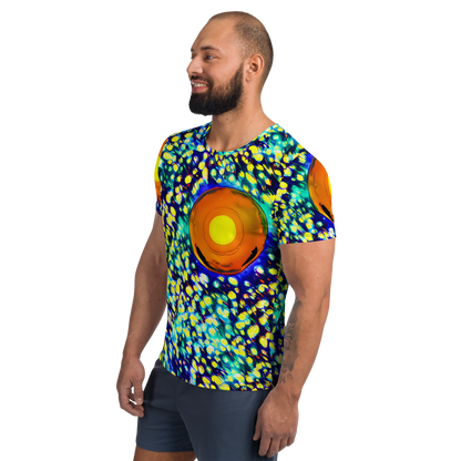 Men's Athletic T-Shirt - Illuminated Whirl