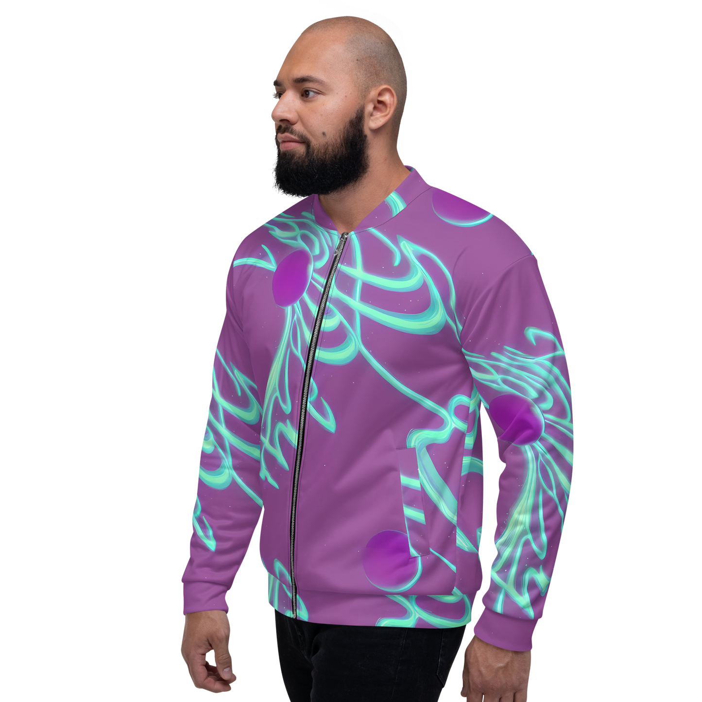 Bomber Jacket - Neon Drift