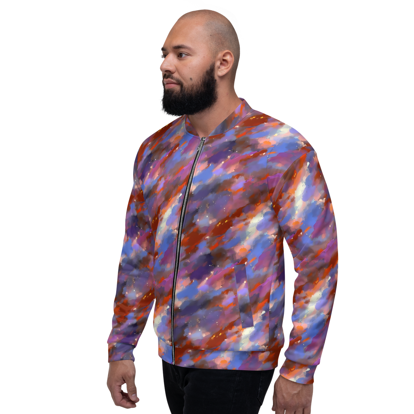 Bomber Jacket - Celestial Brushstroke