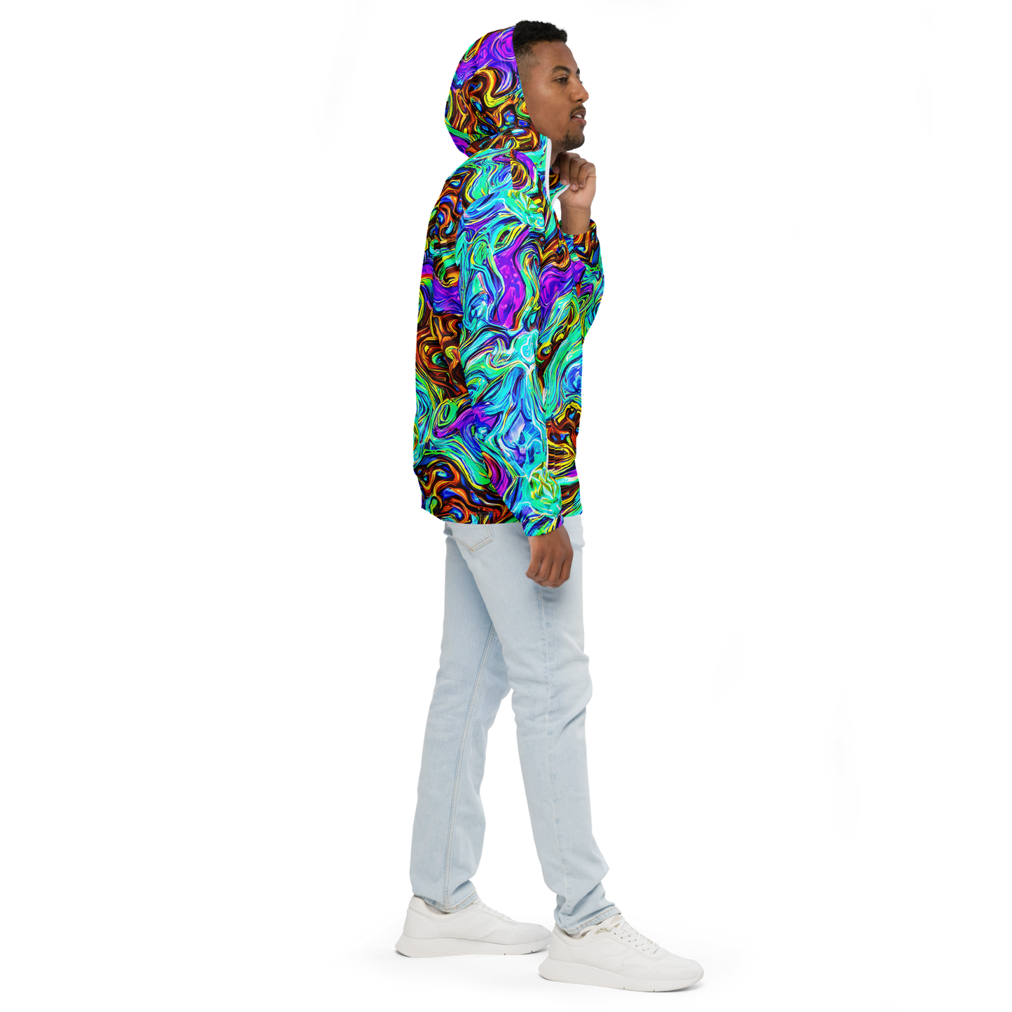 Men's Windbreaker - Mystic Iridescence