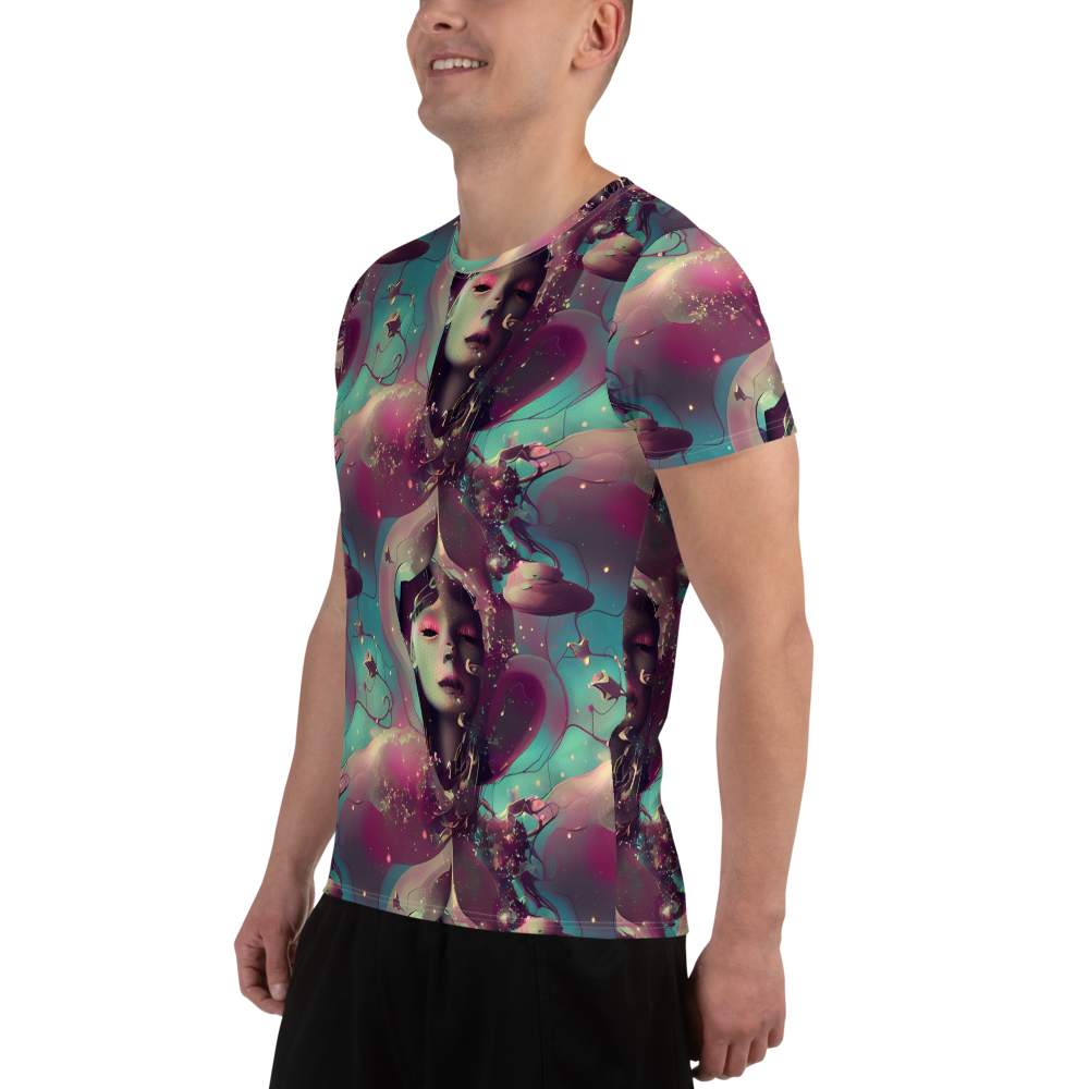 Men's Athletic T-Shirt - Nouveau Galaxy