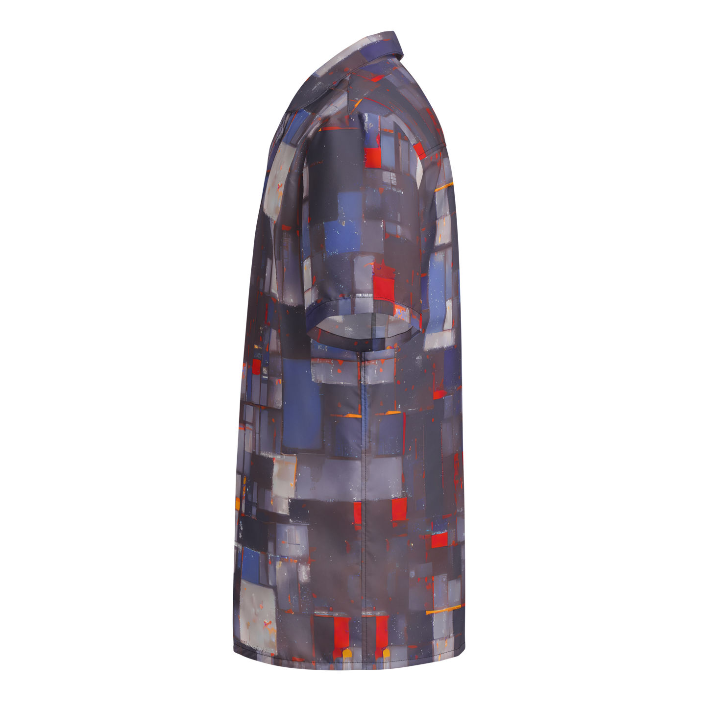 Button Shirt - Cubist Rhythm