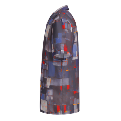 Button Shirt - Cubist Rhythm