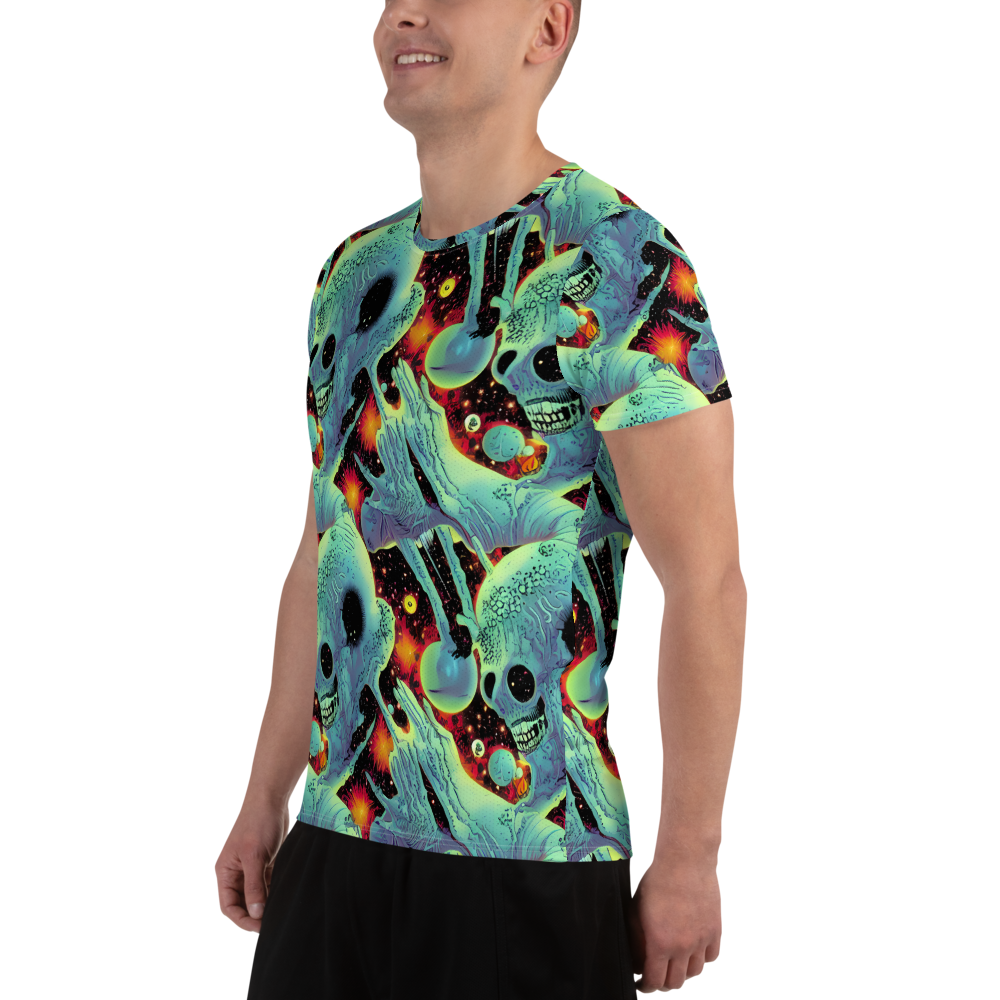 Men's Athletic T-Shirt - Galactic Grotesque
