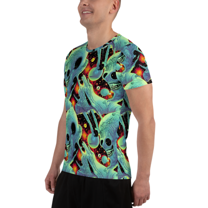 Men's Athletic T-Shirt - Galactic Grotesque
