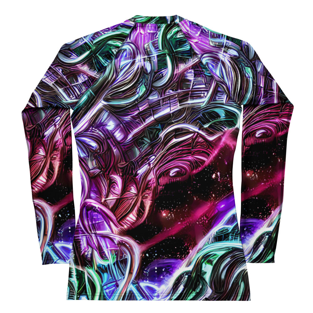 Women's Rash Guard - Nebula Fusions
