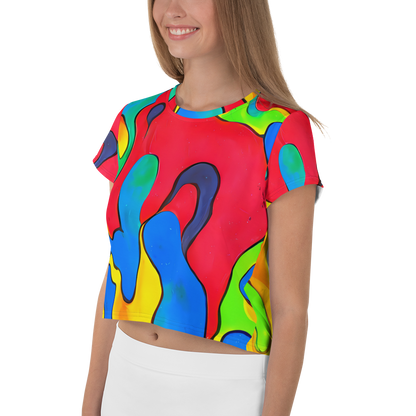 Women's Crop Tee - Splash of Joy