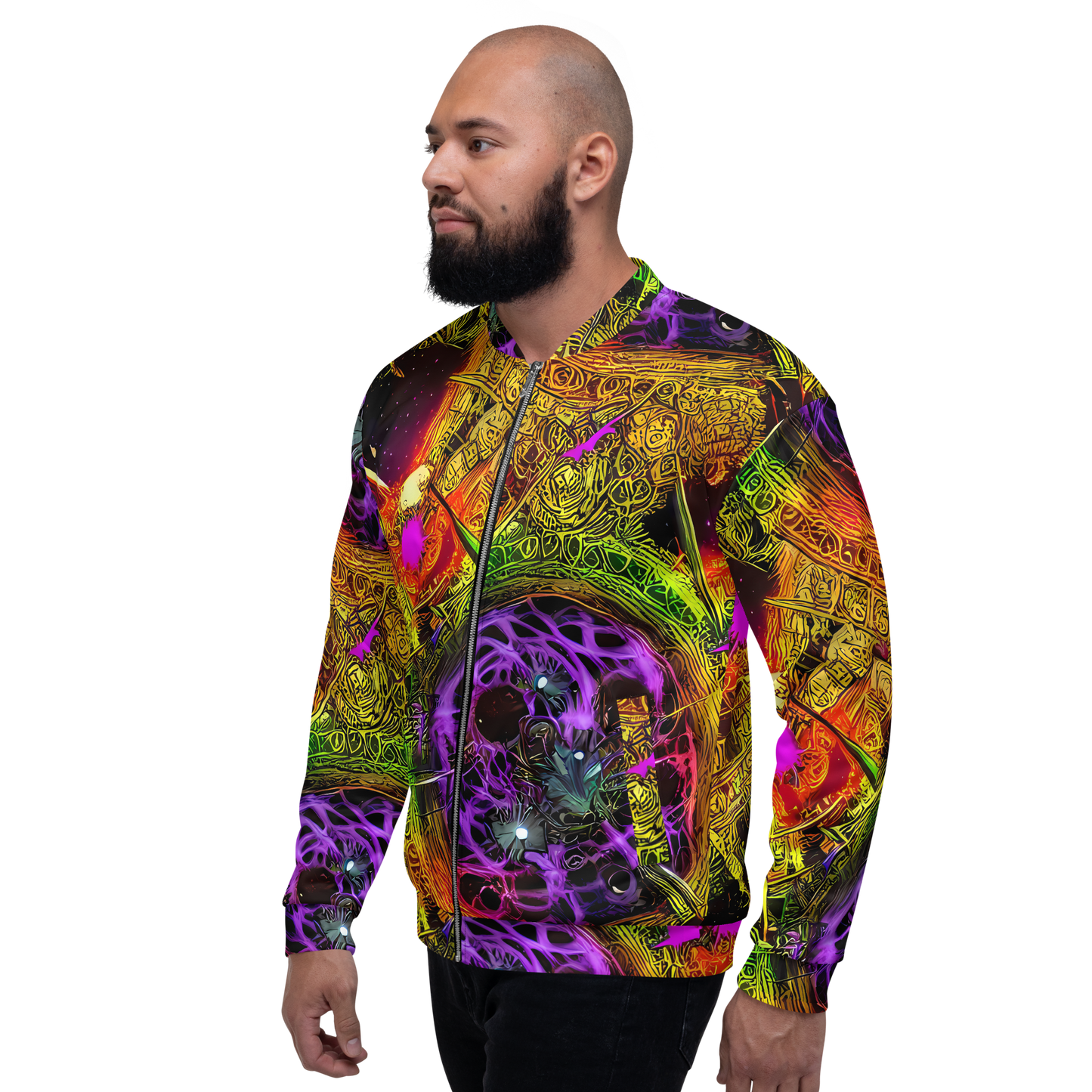 Bomber Jacket - Neon Glyphworks