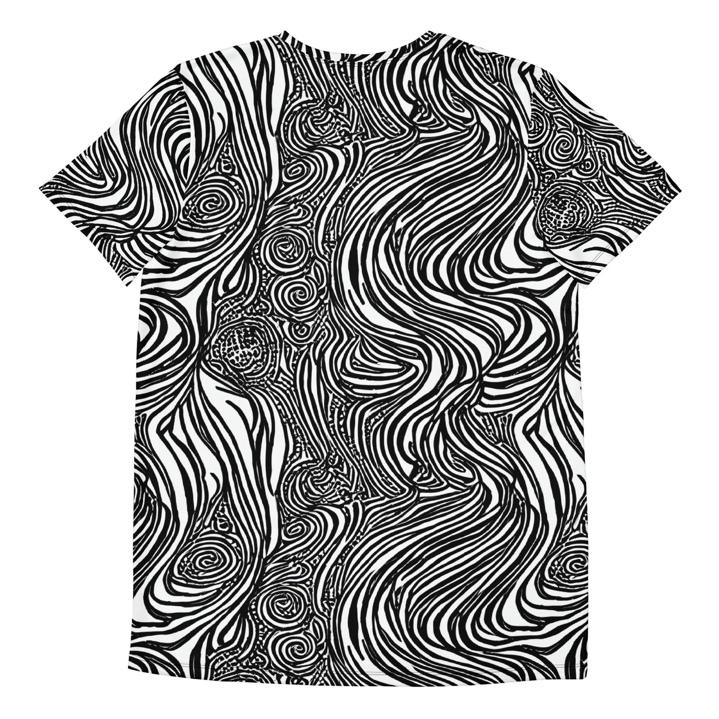 Men's Athletic T-Shirt - Tidal Tangle