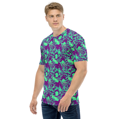 Men's Crew Neck T-Shirt - Alien Ripples